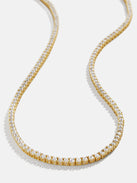 Maya Brenner Monogram Necklace with Diamond - Gold