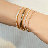 Figaro 18K Gold Bracelet - Gold