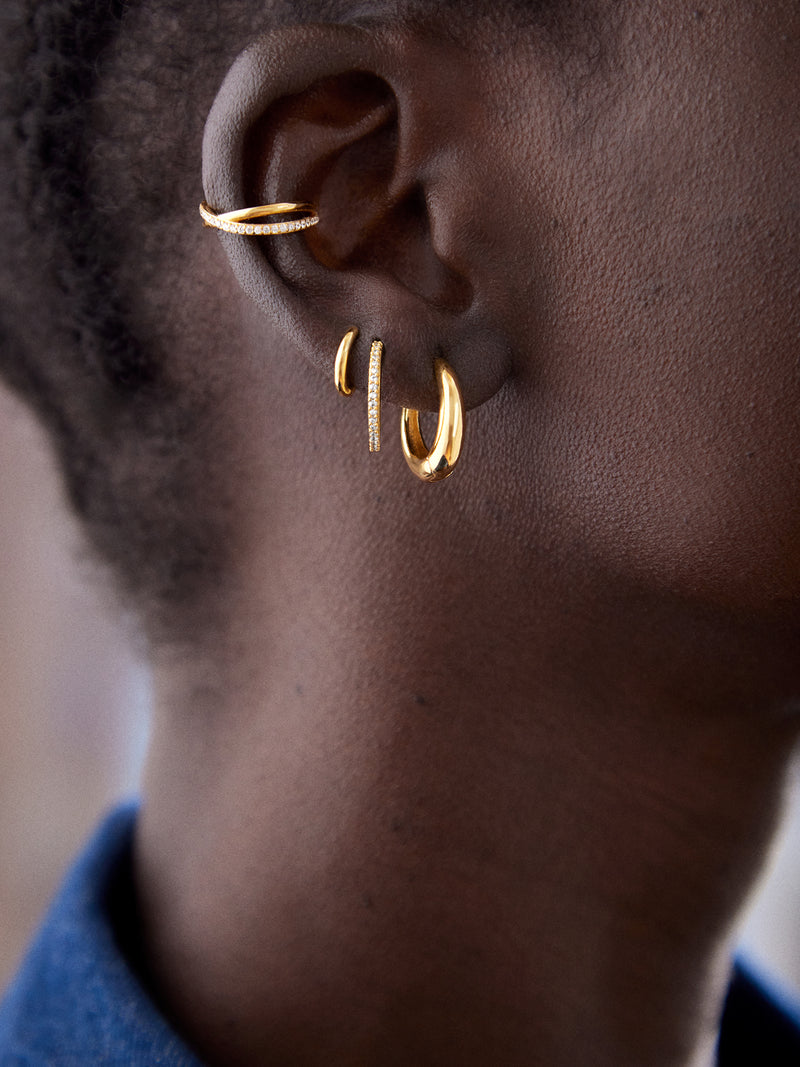 BaubleBar Annalise 18K Gold Earrings - 18K Gold Plated Sterling Silver - 
    18K Gold Plated Sterling Silver
  
