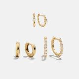 Lauren 18K Gold Earring Set - Lauren 18K Gold Earring Set