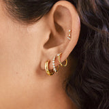 Lauren 18K Gold Earring Set - Lauren 18K Gold Earring Set
