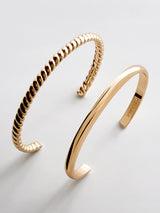 BaubleBar Arlo Cuff Bracelet Set - Classic Cuff Set - 
    Set of two cuff bracelets
  
