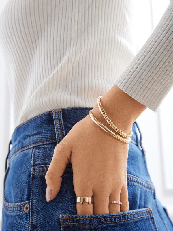 Arlo Cuff Bracelet Set - Gold