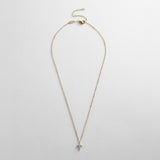 Agape 14K Gold Necklace - Gold/Pavé