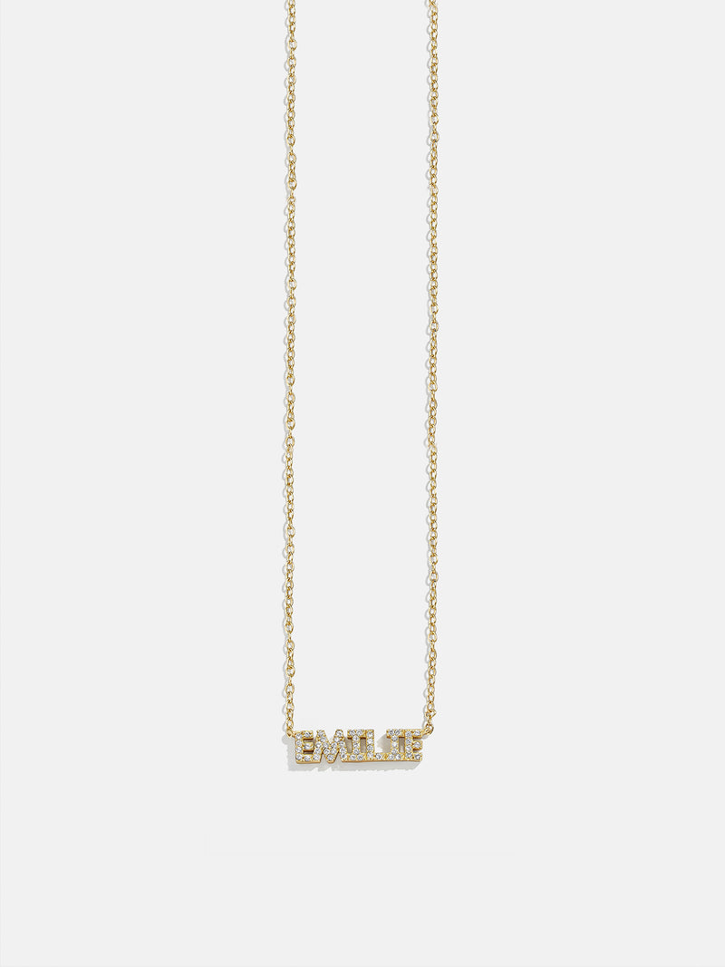 BaubleBar 18K Gold Plated Sterling Silver. Pavé Cubic Zirconia Stones - 
    Cubic zirconia, 18K gold plated sterling silver
  
