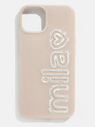 All the Beige Custom iPhone Case - Beige/Pearl