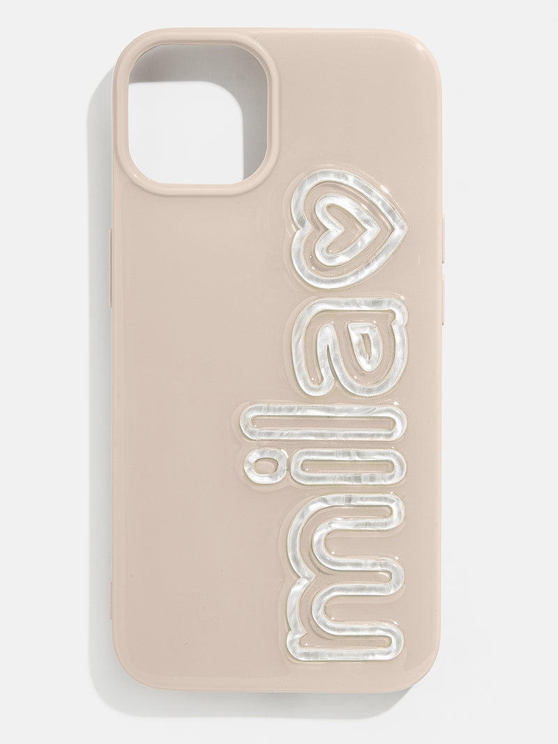 BaubleBar All the Beige Custom iPhone Case - Beige/White - 
    Enjoy 20% off - This Week Only
  
