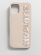 All the Beige Custom iPhone Case - Beige/Pearl