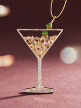 BaubleBar Shaken, Not Stirred, Ornament - Dirty Martini Ornament - 
    Martini holiday tree ornament
  
