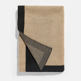 Spell It Out Custom Blanket - Tan/Black
