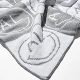 All Smiles Custom Blanket - Gray/White