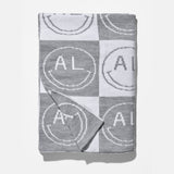 All Smiles Custom Blanket - Gray/White