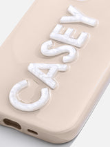 BaubleBar All You Tan Eat Custom iPhone Case - Beige - 
    Customizable phone case
  
