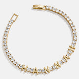 Custom Tennis Bracelet - Gold/Pavé
