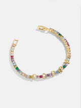 BaubleBar Custom Tennis Bracelet - Gold/Multi - 
    Custom multi tennis bracelet
  
