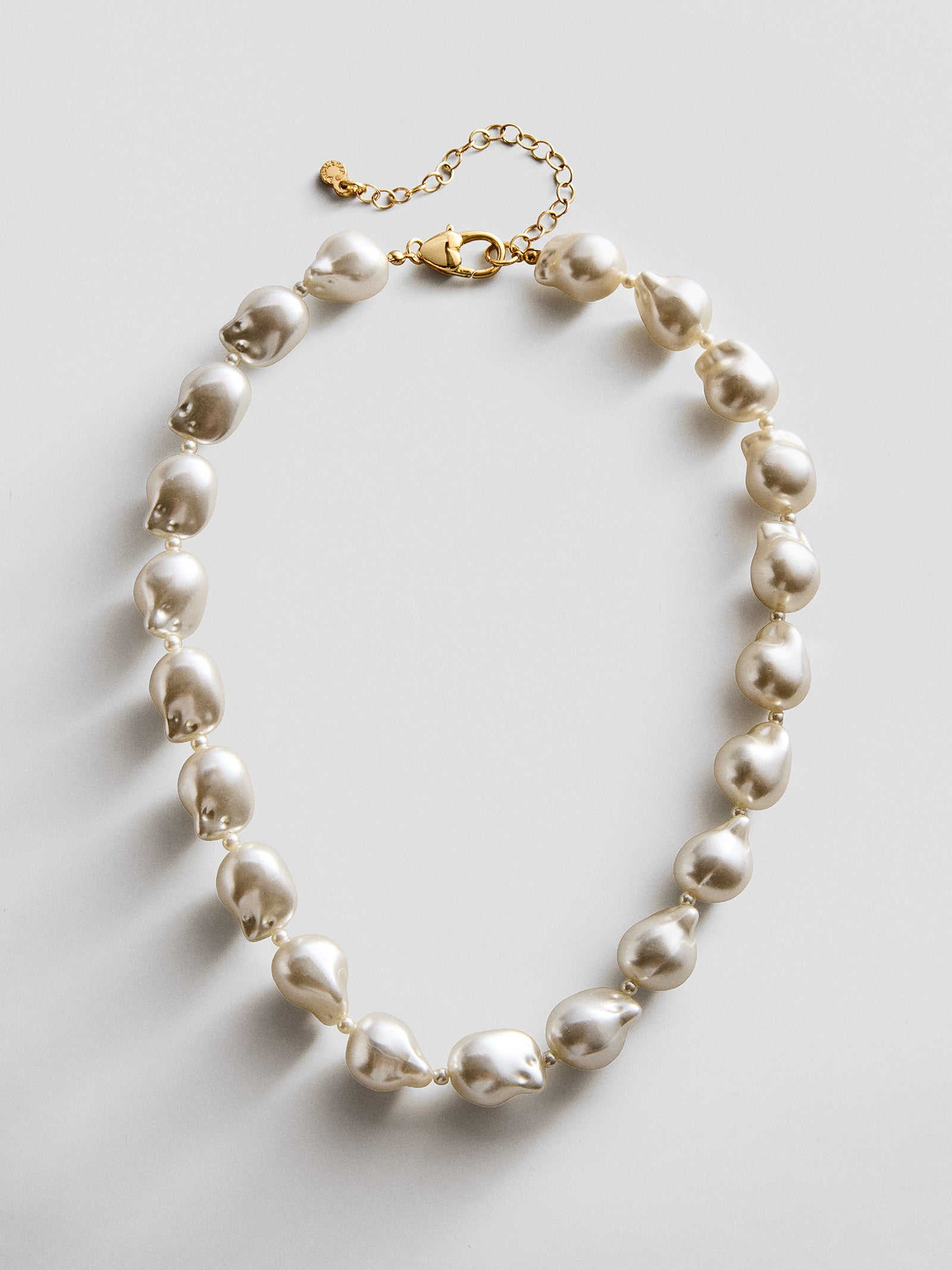 Teagan Pearl Necklace - White