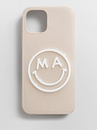 All Smiles Custom iPhone Case - Beige/White