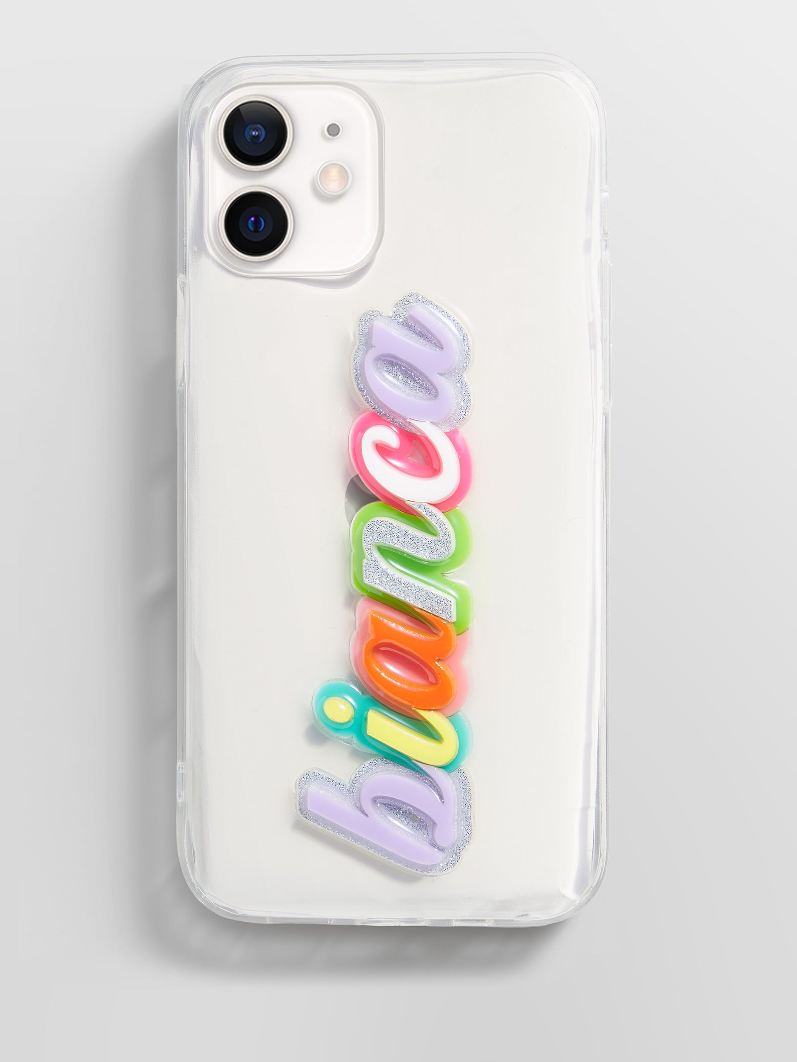 Color Me Happy Custom iPhone Case - Clear/Multi