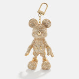 Mickey Mouse disney Bag Charm - Gold Glitter