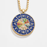 18K Gold Reversible Medallion Necklace - Astro