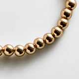 Gold Pisa Bracelet - 5MM Beads