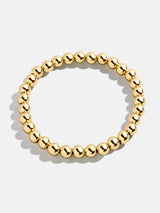 BaubleBar Gold Pisa Bracelet - 6mm - 
    Gold beaded stretch bracelet 
  
