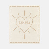 Wild At Heart Kids' Custom Blanket - Beige/Tan