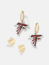 BaubleBar Atlanta Falcons Earring Set - Atlanta Falcons - 
    NFL huggie earrings & studs
  
