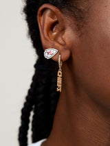 BaubleBar Kansas City Chiefs Earring Set - NFL huggie earrings & studs