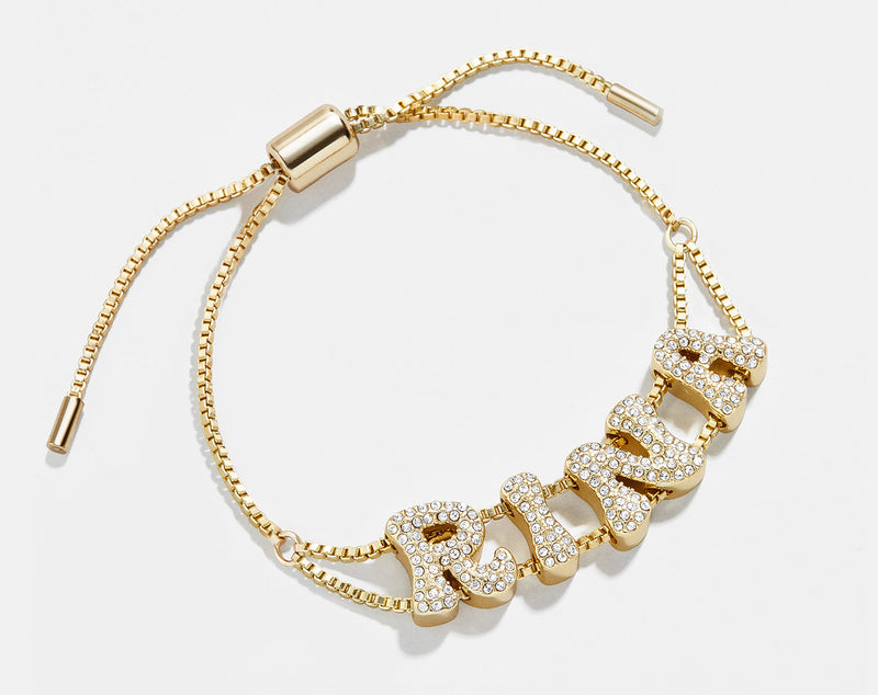 BaubleBar Pavé Bubble Slider Custom Bracelet - Pavé Bubble Double Strand - 
    20% Off Custom: Early Black Friday Access
  
