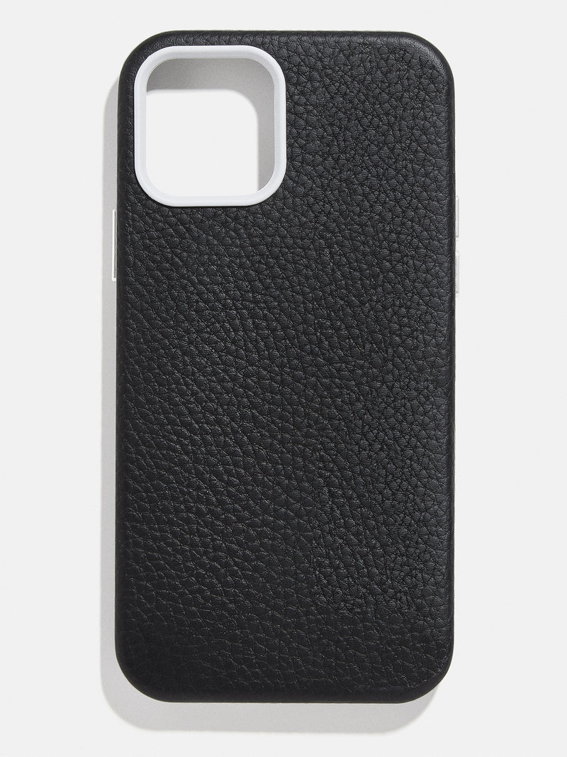 BaubleBar Leather Phone Case - Black - 
    Leather phone case
  
