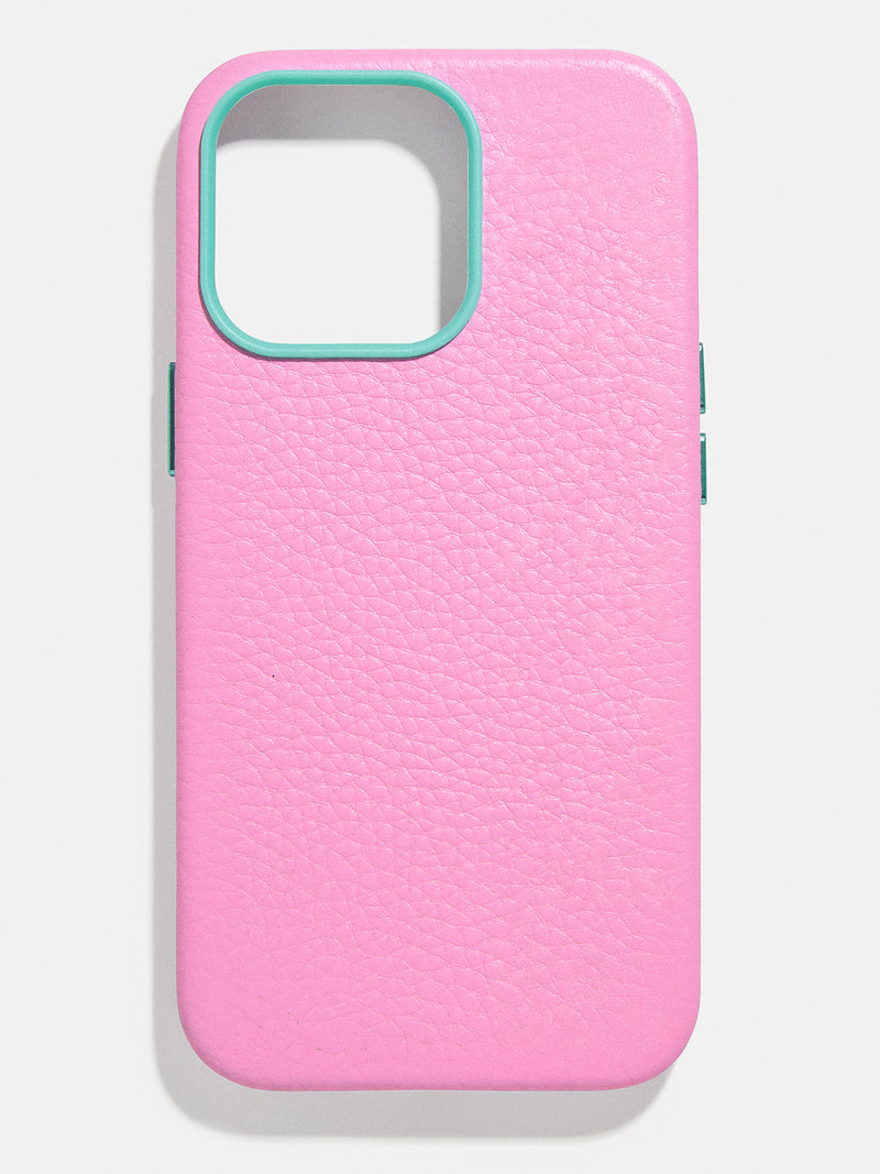 BaubleBar Leather Phone Case - Hot Pink - 
    Leather phone case
  
