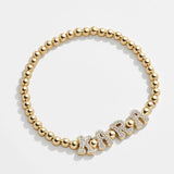Pisa Custom Bracelet - Gold/Pavé