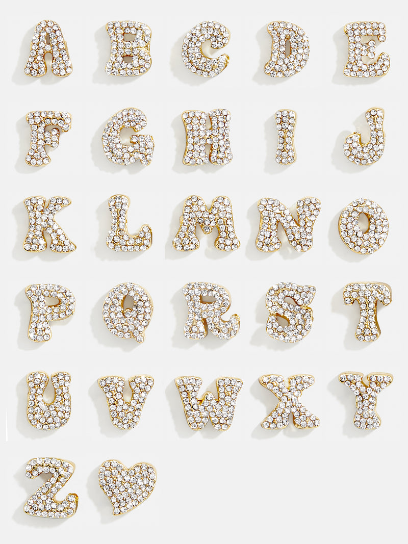 BaubleBar Pavé Bubble Slider Custom Bracelet - Pavé Bubble Double Strand - 
    Gold personalized name bracelet
  
