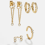 Lexi 14K Gold Earring Set - Lexi 14K Gold Earring Set