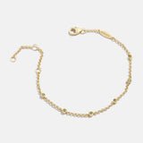 Yasmine 18K Gold Birthstone Bracelet - Peridot