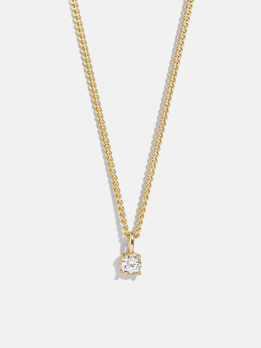 Victoria 18K Gold Vermeil Necklace - Gold/Pavé