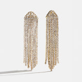Deirdre Earrings - Gold/Pavé