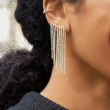 Daniella Earrings - Gold/Pavé