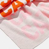Ombre Name Custom Blanket - White/Red