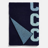 Ombre Name Custom Blanket - Navy/Blue