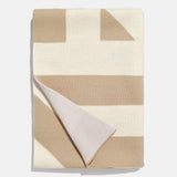 Criss Cross Custom Blanket - Natural/Beige