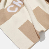 Criss Cross Custom Blanket - Natural/Beige