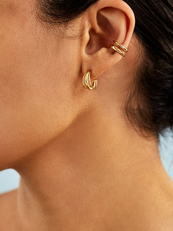 Morgan 18K Gold Earrings