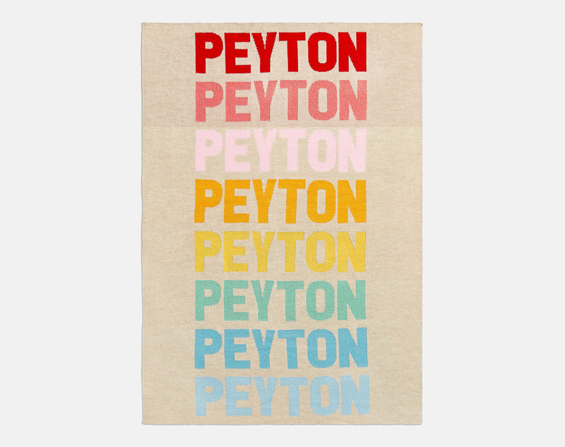 BaubleBar Ombre Name Custom Blanket - Beige/Multi - 
    It's Black Friday Week: Enjoy 20% off.
  
