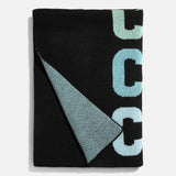 Ombre Name Custom Blanket - Black/Multi