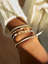 BaubleBar Silver - 
    Pull-tie cord bracelet
  
