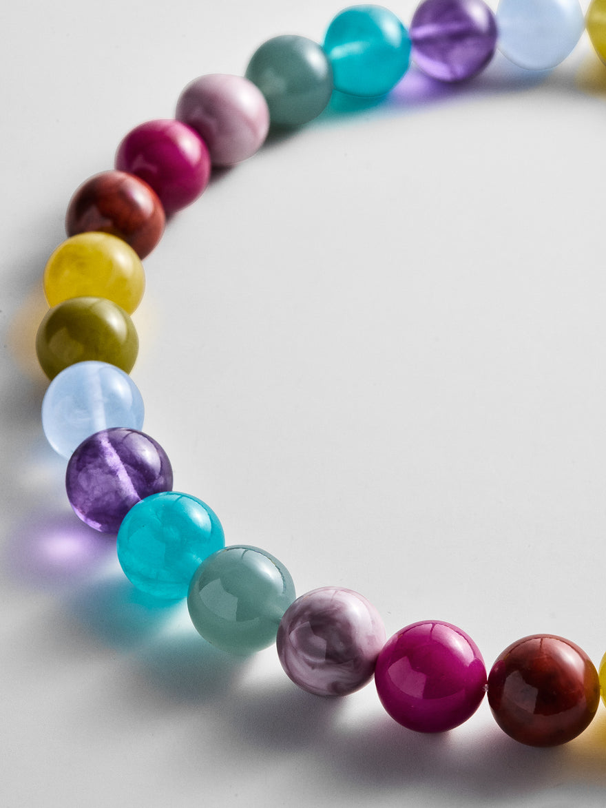 Mini Jane Beaded Necklace - Multi