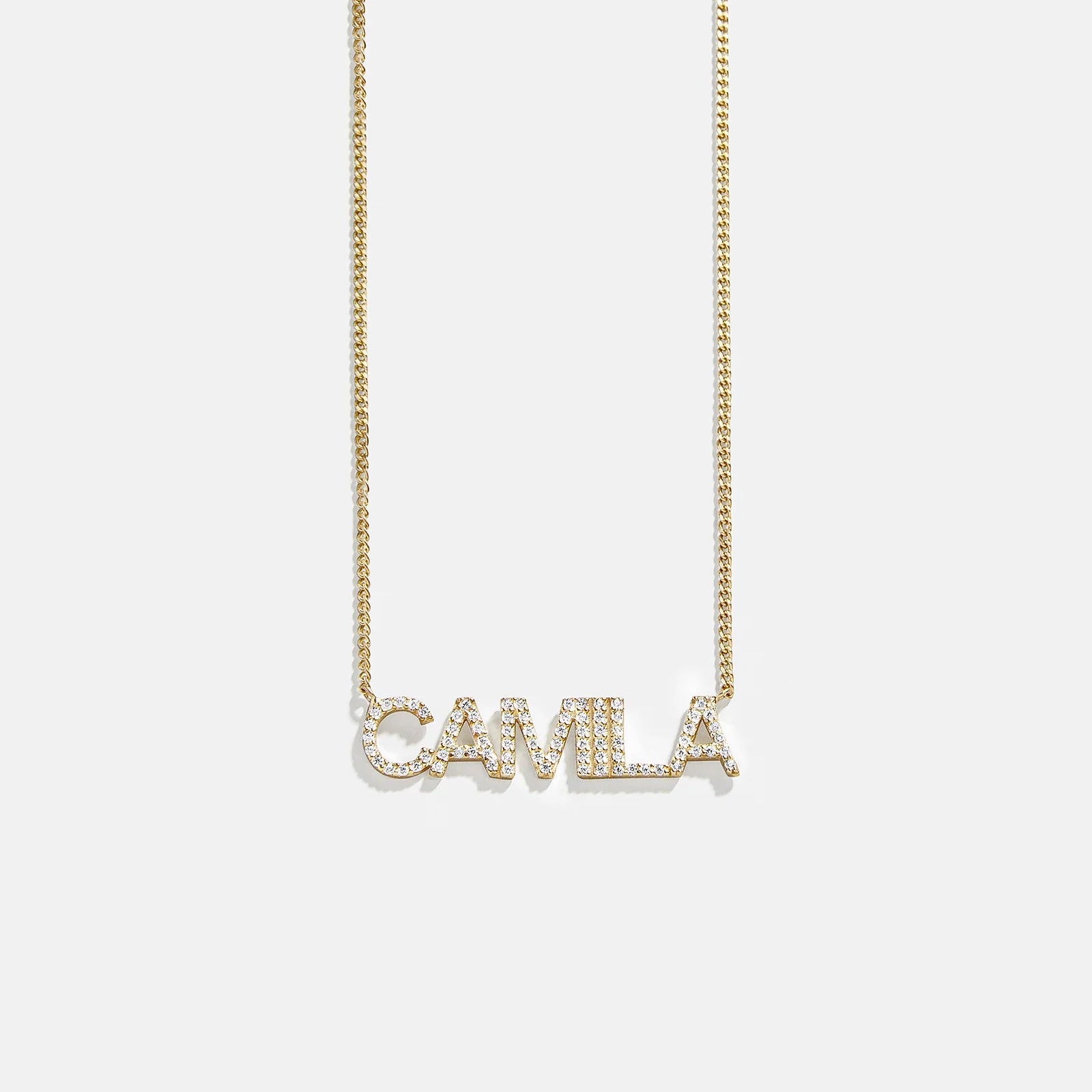 variant:14K Gold Plated Sterling Silver. Pavé Cubic Zirconia Stones