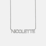 variant:Sterling Silver. Pavé Cubic Zirconia Stones